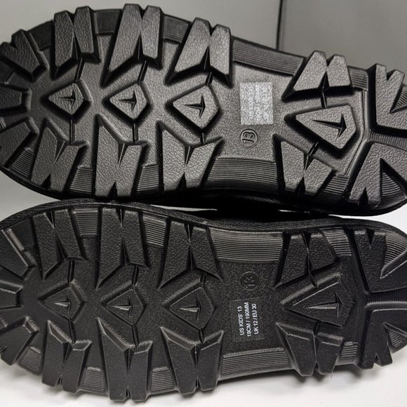 New Kirkland Kids Shearling Sheepskin Lightweight Ankle Boot Black color size 12 - Picture 4 of 5